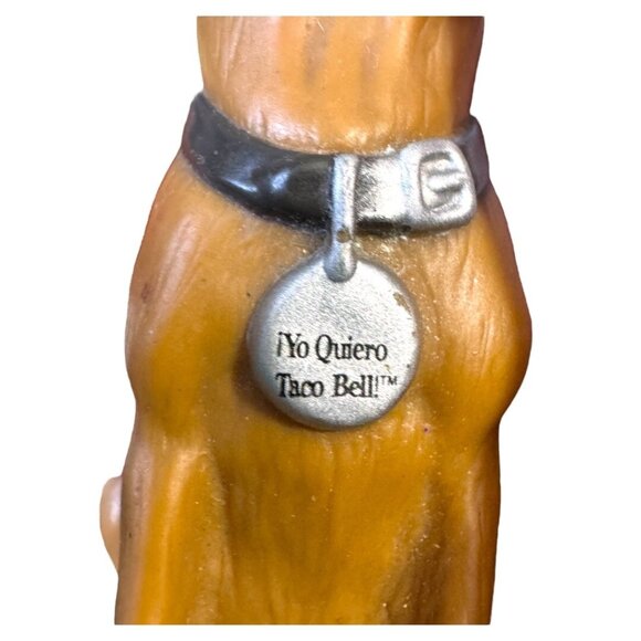 Taco Bell Chihuahua Applause Yo Quiero Taco Bell Plastic Dog 4 inches tall euc - Picture 4 of 4